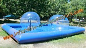 Best Blue Inflatable Human Sized Hamster Ball / Inflatable Walk On Water Ball wholesale