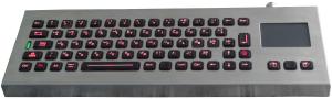 Best IP65 weatherproof Industrial Keyboard With touchpad, desktop backlit keyboard wholesale