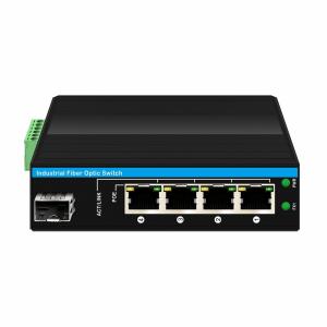 China 5 Port Gigabit Unmanaged POE Switch DC48-52V Power Supply Ethernet Switch For Outdoor Use on sale