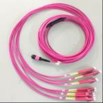 Best 0.75dB Optical Fiber Patch Cord MPO Pre Terminated Multimode Fiber wholesale