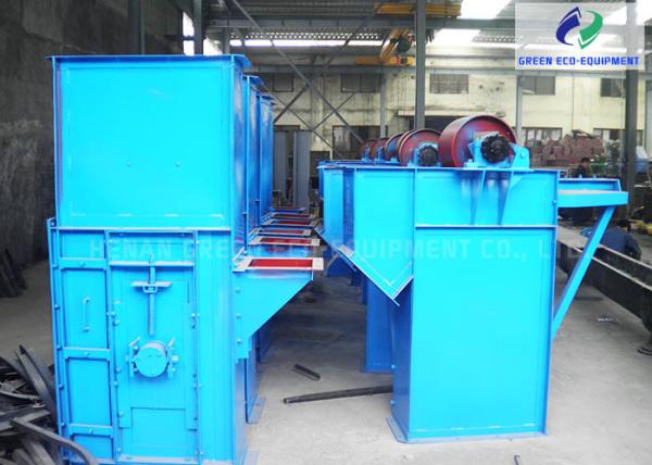 Cheap Large Output Continuous Bucket Elevator , Vertical Bucket Conveyor Long Using Life for sale
