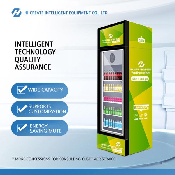 Cheap Automatic self service beer glass bottle combo vending machine for sale with cloud system credit card reader for sale