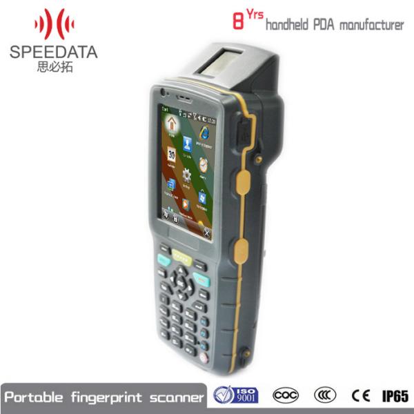 Cheap Dustproof GPRS Biometric Fingerprint Scanner Printer In Android 4.0 for sale