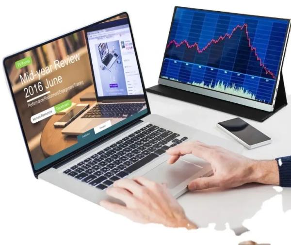 Cheap Custom Smartphone Laptop External Screen Dual Monitor Display 14Inch for sale