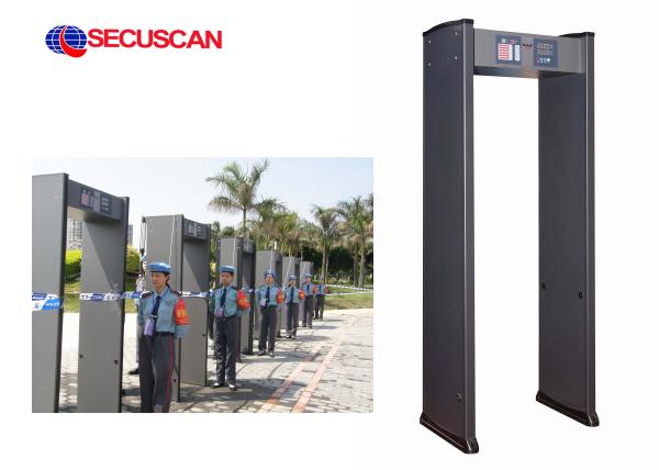 Cheap High Sensitivity  Walk Through Metal Detector for factory use and access control for sale