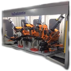 Best Servo HIM Ultrasonic Punching 60HZ Auto Bumper Automatic Box Punching Machine wholesale
