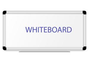 Vertical Large Magnetic White Board , Magnetic Whiteboard Wood Frame