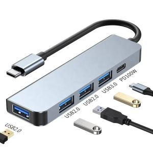 Best 9-In-1 USB C Type C Adapter Hub with 100W PD Charging and USB3.0 3*USB2.0 Output wholesale