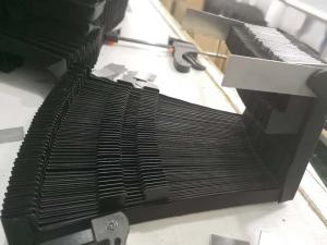 China high quality  bellows protect cover made by fiber cloth and PVC for fixed double columns machining center on sale