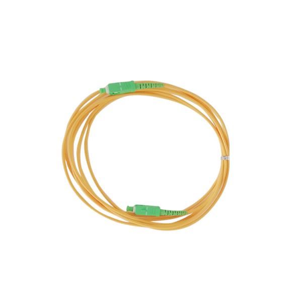 Cheap Sm Sx Yellow Jacket Sc To Sc Single Mode Fiber Patch Cable for sale