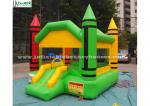 Best Indoor Mini Crayon Jumping Castles For Adults / Backyard Obstacle Course Fun wholesale