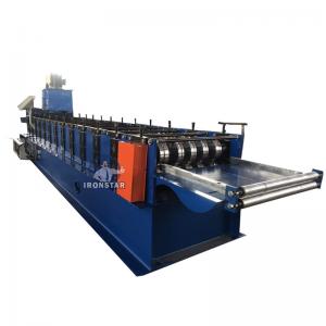 China Galvanized Metal PPGI Standing Seam Roofing Machine Standing Seam Panel Machine on sale
