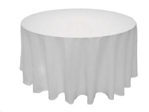 China plain 100%polyester  table cloth on sale