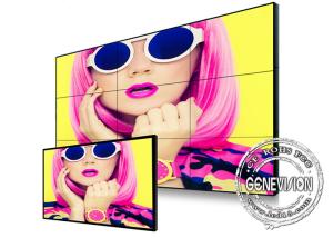 China Matrix Daisy Chain 55 inch Ultra Narrow Bezel Digital Signage  Video Wall 450nits LCD Video Wall Monitor on sale