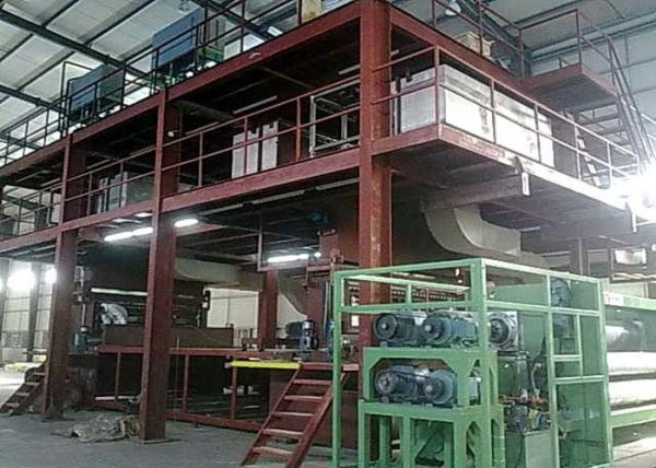 Cheap 3200mm Full Automatic Non Woven Roll Making Machine Single Beam High Speed for sale