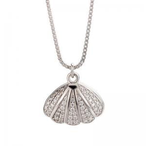 Best Fashion women silver lock chain necklace sterling silver 925 jewelry wholesale