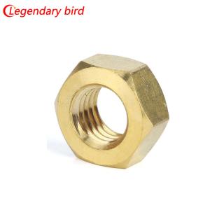 Best Custom hardware M8 M10 M12 M20 Brass Hex Nut DIN933 Copper Nut wholesale