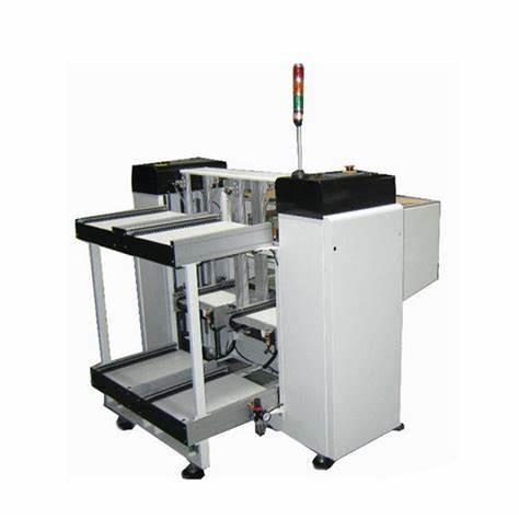 Cheap 40mm Pitch PLC Control PCB Magazine Unloader 4-6bar for sale