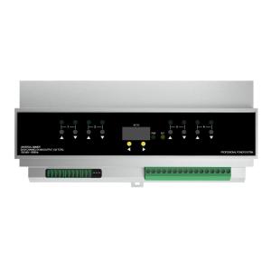 Best RS-485 Triac Dimming Controller 4 Channels 120 To 277V DIN RAIL Override Input wholesale
