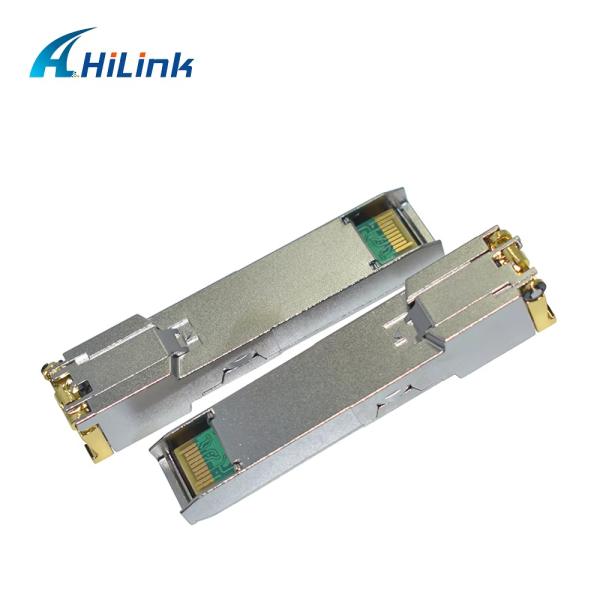 Cheap HL-SFP-T 1000BASE-T and 10/100/1000BASE-T Copper SFP Transceiver with Data Rate 0 to 70C Temperature for sale
