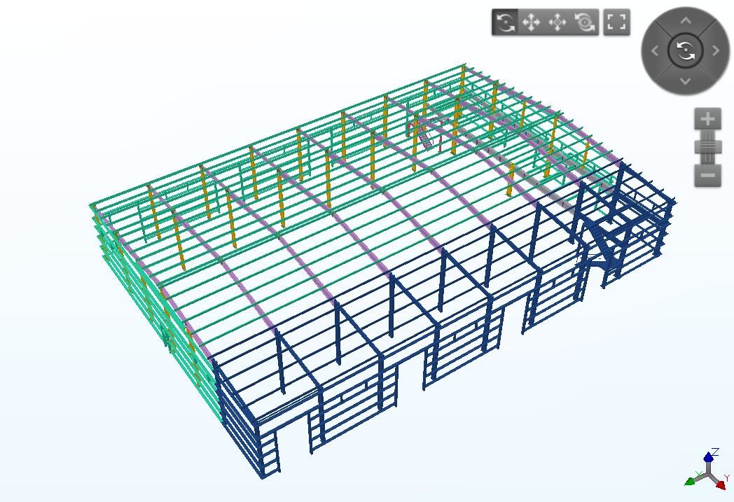 Customized Pre Engineered Steel Structure Workshop Building Project