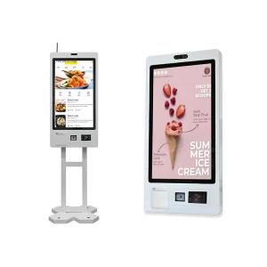 Best 32 Inch Touch Screen Self Service Ordering Kiosk With QR code Scanner / Thermal Printer wholesale