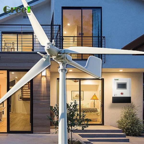 Cheap Start Torque 0.3N.M Pitch Control Wind Turbine with FRP Blades Material Quantity 3PCS for sale
