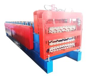 Best Three In One Ibr Roll Forming Machine Hydraulic Cutting Chain Transmission Mode wholesale