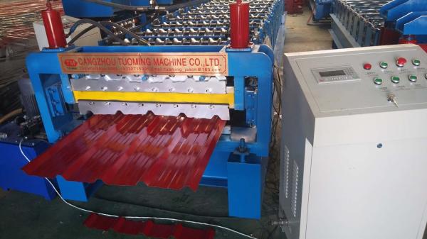 Cheap Iron Ibr Sheet Roll Forming Machine , 380v 50hz Door Frame Making Machine for sale