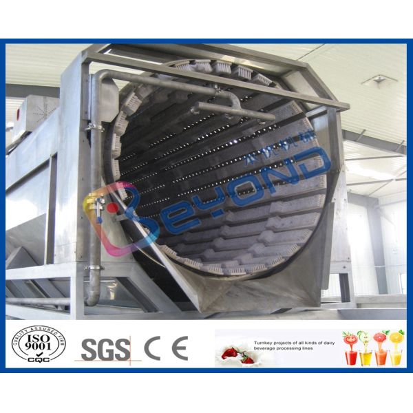 Fruit Juice Processing Fruit Washing Equipment , Fruit And Vegetable Purifier