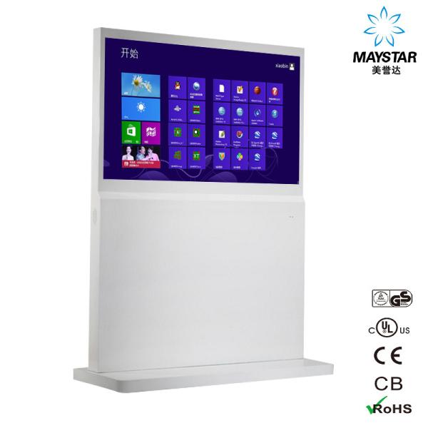 Cheap Android Remote Control Digital Signage Totem / Touch Screen Kiosk Stand for sale