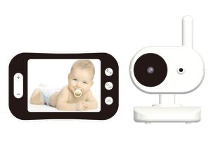 3.2 Inches LCD Wireless Video Baby Monitor Two Way Speaker Temperature Detection