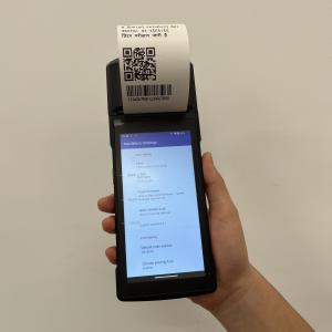 Customized 5.5 Inch Mobile Android Payment Terminal User Friendly With NFC
