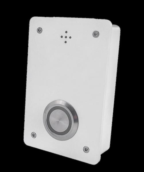 Cheap Silver SIP Ceiling Speaker Push To Talk Button With Microphone for sale