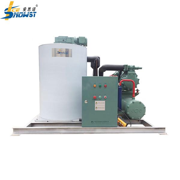 Cheap Programmable Water Cooling 5 Ton Flake Ice Machine For Fish for sale