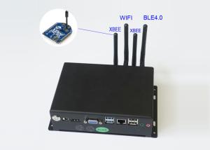 China J1900 Processor Industrial Box PC With WiFi Bluetooth And 2 XBEE PRO S2C Modules on sale