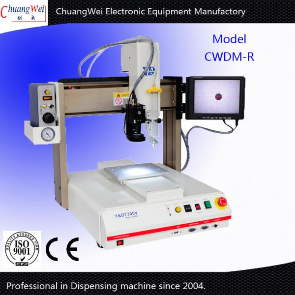 Cheap 0.02mm Resolution Bench Automated Dispensing Machines LCD Panel Control for sale