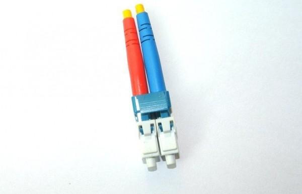 Cheap Customized LC Duplex Fiber Optic Connectors For FTTH FTTB FTTX Network for sale