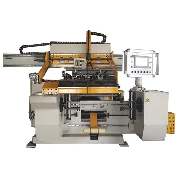 Cheap Programmable 1000mm Width Copper Foil Winding Machine Making Reactor Coil for sale