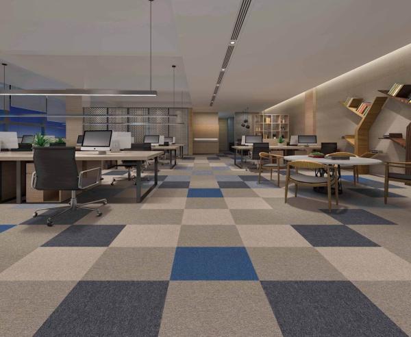 Cheap Custom Office Carpet Flooring / 100 Polypropylene Twist Pile Carpet for sale