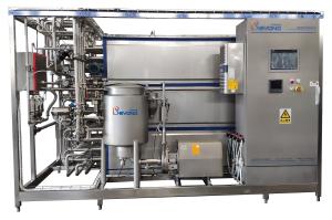 China SGS 1000LPH Egg Liquid  Juice Pasteurization Equipment With Touch Screen on sale