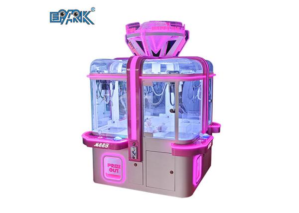 Cheap Rubik 'S Cube Coin Operated Claw Crane Game Machine 150W Four Player for sale