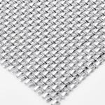 Plain Weave Round Shape Architectural Metal Mesh Customized Width