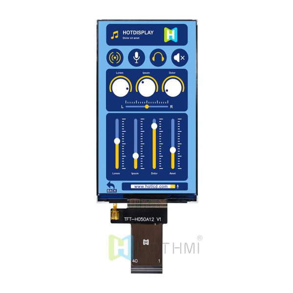 Cheap 5.0-inch IPS TFT LCD display module/480x854 dots/wide temperature/ST7701S/sunlight readable/RGB interface/SMT32 for sale