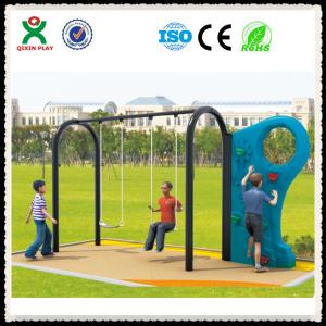 China Kids Playground Slide with Climbing Wall for Nursery School on sale