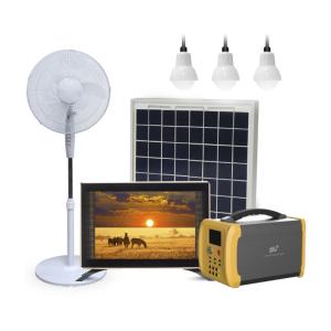 Best 18V Stand Alone Solar Panel System , 50W Solar Power Home Lighting System wholesale