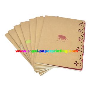 China kraft paper notebook/exercies book/school book/notepad printing on sale