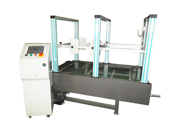 Cheap PLC Control Suitcase Tester , Luggage Simulation Using Life Testing Machine for sale