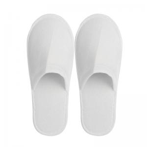 China Plain 27cm*10.0cm 28cm*10.5cm Non Woven Disposable Hotel Slippers on sale