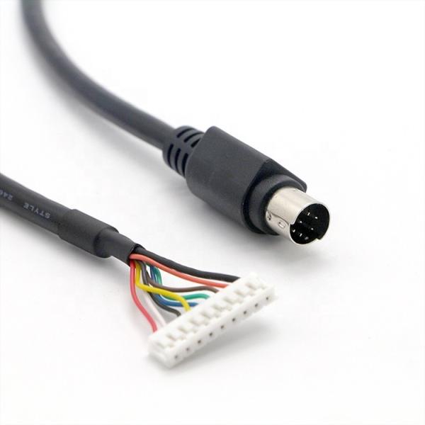 Cheap CUSTOM 1M PC Engine Controller S Video 9 PIN JST Connector to 8 PIN Mini DIN To Cable for sale